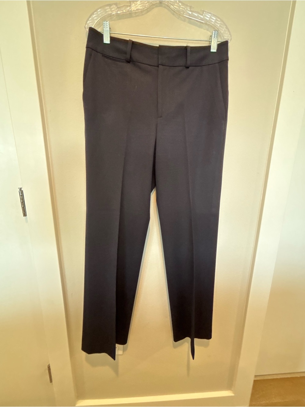 Ralph Lauren Women's Navy Straight-Leg Dress Pants - Picture 1 of 4